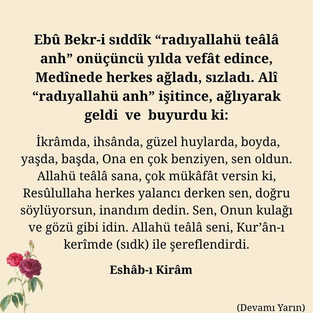 Ebu Bekr-i Sıddık (24)